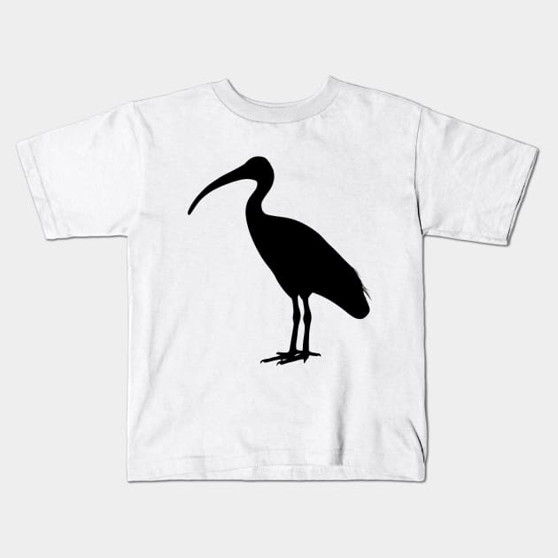 Silhouette Bin Chicken Kids T-Shirt by BinChickenBaby